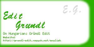 edit grundl business card
